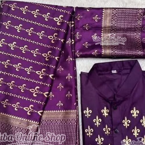 জাপানী সিল্ক কাপল ড্রেস Premium "Couple dress" 3 piece