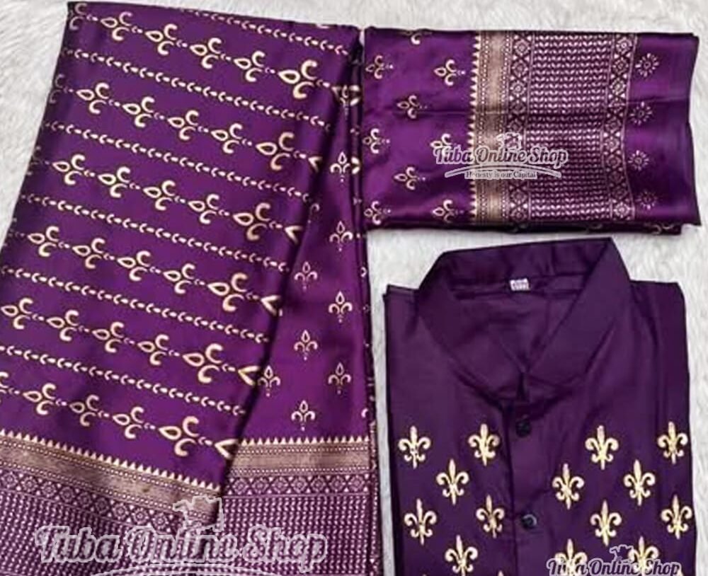 জাপানী সিল্ক কাপল ড্রেস-Japanese Silk couple Dress জাপানী সিল্ক কাপল ড্রেস Premium "Couple dress" 3 piece